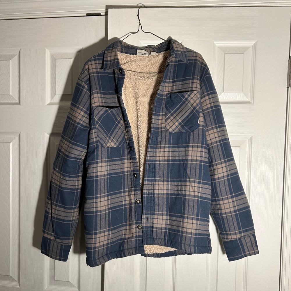 Vans Sherpa Lined Flannel Size Mens Small